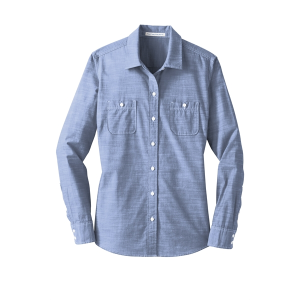 Port Authority® Slub Chambray Shirt - Women's