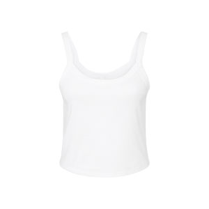 Bella + Canvas Ladies' Micro Ribbed Scoop Tank