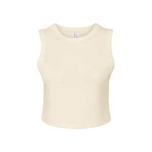 Bella + Canvas Ladies' Micro Rib Muscle Crop Tank