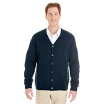 Harriton Men's Pilbloc™ V-Neck Button Cardigan Sweater