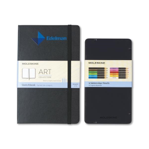 Moleskine® Coloring Kit - Sketchbook and Watercolour Pencils